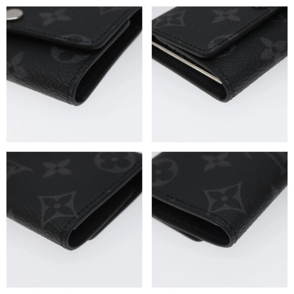 Authentic LOUIS VUITTON Monogram Eclipse Multicles6 Key Case bst478-112825 - Picture 8 of 16